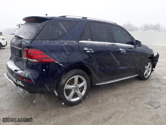 2018 Mercedes-Benz GLE with VIN 4JGDA5HBXJB175004, listed as a Copart auction lot 44131375 with 74,995 mi miles and Salvage Title. Bid and sale history available at carsss.com. Image 3.