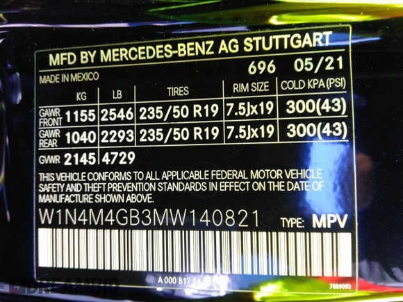 2021 Mercedes-Benz GLB 250 с VIN W1N4M4GB3MW140821, выставлен на аукционе IAAI как лот 37388277 с пробегом 12 808 миль миль и . История ставок и продаж доступна на DreamBid. Изображение 9.