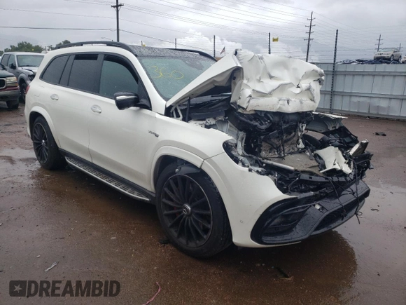 2021 Mercedes-Benz GLS with VIN 4JGFF8KE1MA286260, listed as a Copart auction lot 67636973 with 0 mi miles. Bid and sale history available at carsss.com. Image 4.