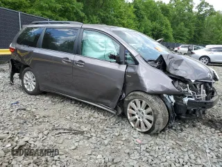 2016 Toyota Sienna Limited с VIN 5TDDK3DC5GS130154, выставлен на аукционе Copart как лот 55903525 с пробегом 71 124 миль миль и Списание • Salvage title. История ставок и продаж доступна на DreamBid. Изображение 4.