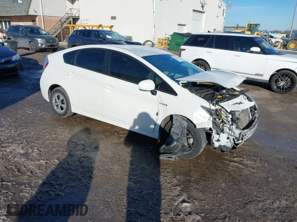 2015 Toyota Prius Four with VIN JTDKN3DU0F1911036, listed as a IAAI auction lot 41366529 with 92,994 mi miles. Bid and sale history available at carsss.com. Image 1.