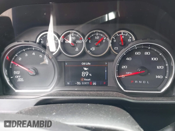 2020 Chevrolet Silverado 1500 LT with VIN 1GCRYDED4LZ354719, listed as a IAAI auction lot 41753229 with 51,977 mi miles. Bid and sale history available at carsss.com. Image 7.