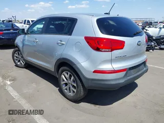 2016 Kia Sportage LX with VIN KNDPB3AC7G7836697, listed as a IAAI auction lot 42053815 with 90,519 mi miles. Bid and sale history available at carsss.com. Image 3.