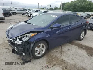 2014 Hyundai Elantra SE with VIN 5NPDH4AE3EH490391, listed as a Copart auction lot 58192005 with 125,758 mi miles and Salvage title. Bid and sale history available at DreamBid. Image 1.