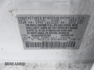 2015 Nissan Sentra SR with VIN 3N1AB7AP8FY257900, listed as a IAAI auction lot 42130428 with 153,060 mi miles and . Bid and sale history available at carsss.com. Image 9.