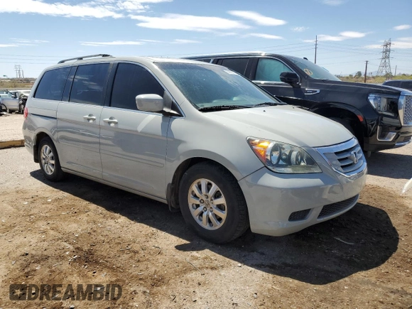 2010 Honda Odyssey EX-L with VIN 5FNRL3H76AB025439, listed as a Copart auction lot 50602055 with 145,543 mi miles and Salvage Title. Bid and sale history available at DreamBid. Image 4.