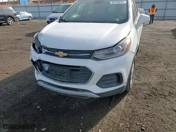 2017 Chevrolet Trax LT with VIN 3GNCJLSB7HL264042, listed as a Copart auction lot 43746635 with 101,172 mi miles and Salvage Title. Bid and sale history available at carsss.com. Image 12.