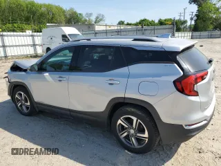 2018 GMC Terrain SLT with VIN 3GKALPEV5JL284131, listed as a Copart auction lot 53250595 with 91,230 mi miles and Salvage Title. Bid and sale history available at DreamBid. Image 2.