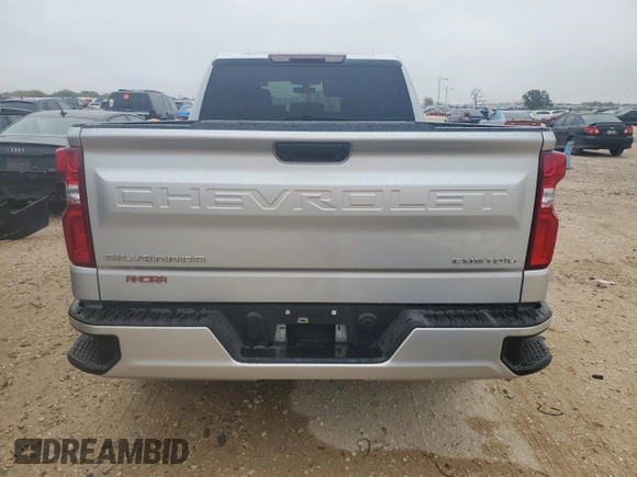 2020 Chevrolet Silverado 1500 Custom with VIN 1GCRWBEH2LZ368275, listed as a Copart auction lot 83323574 with 58,559 mi miles and Salvage Title. Bid and sale history available at carsss.com. Image 6.