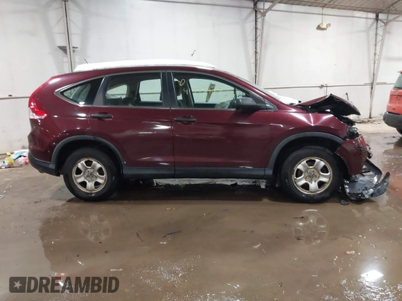 2014 Honda CR-V LX with VIN 5J6RM4H30EL047319, listed as a IAAI auction lot 41393975 with 76,124 mi miles. Bid and sale history available at carsss.com. Image 13.