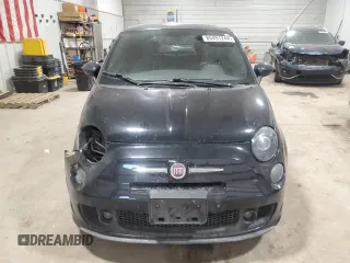 2013 FIAT 500 Turbo with VIN 3C3CFFHHXDT594361, listed as a Copart auction lot 85491244 with 49,619 mi miles and Salvage Title. Bid and sale history available at carsss.com. Image 5.