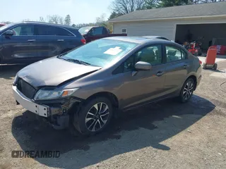 2014 Honda Civic Sedan EX with VIN 19XFB2F87EE082739, listed as a IAAI auction lot 42017492 with 158,988 mi miles. Bid and sale history available at carsss.com. Image 22.