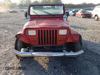 1990 Jeep Wrangler "S" with VIN 2J4FY19E9LJ539176, listed as a Copart auction lot 74684784 with 0 mi miles and Salvage Title. Bid and sale history available at carsss.com. Image 5.