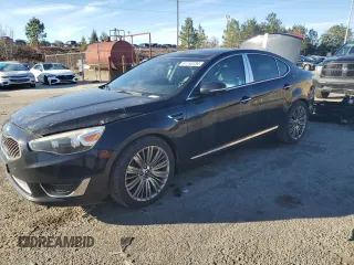 2015 Kia Cadenza Premium with VIN KNALN4D77F5193253, listed as a Copart auction lot 81748134 with 134,347 mi miles and Salvage Title. Bid and sale history available at DreamBid. Image 1.