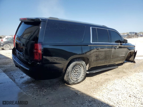 2017 Chevrolet Suburban Premier with VIN 1GNSCJKC8HR241056, listed as a Copart auction lot 48263355 with 201,232 mi miles and Clean Title. Bid and sale history available at carsss.com. Image 3.
