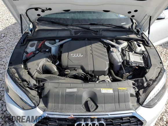 2021 Audi A5 Sportback Premium Plus with VIN WAUCBCF51MA025644, listed as a Copart auction lot 81047833 with 9,959 mi miles. Bid and sale history available at carsss.com. Image 11.
