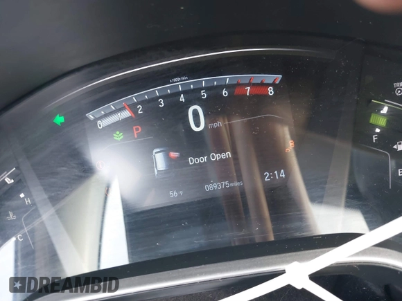 2018 Honda CR-V EX-L with VIN 7FARW2H81JE056337, listed as a IAAI auction lot 41469630 with 89,375 mi miles. Bid and sale history available at carsss.com. Image 7.