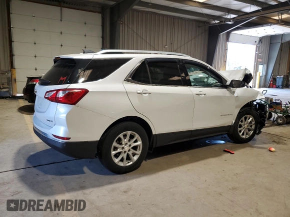 2018 Chevrolet Equinox LT with VIN 2GNAXSEV9J6105135, listed as a Copart auction lot 54545205 with Not Provided miles and Salvage Title. Bid and sale history available at carsss.com. Image 3.