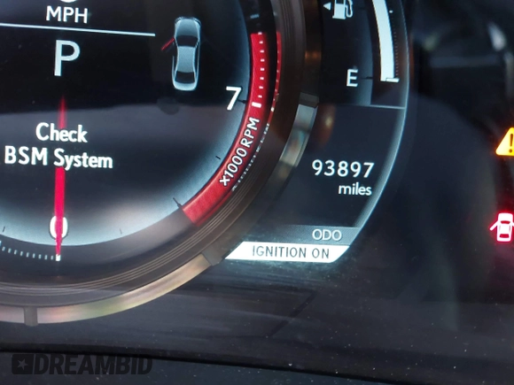 2015 Lexus IS 350 with VIN JTHCE1D21F5005590, listed as a IAAI auction lot 41805032 with 93,897 mi miles and . Bid and sale history available at DreamBid. Image 15.