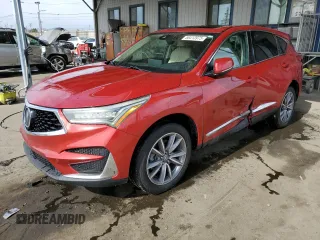 2019 Acura RDX Technology with VIN 5J8TC1H58KL003824, listed as a Copart auction lot 56413975 with 38,178 mi miles and Salvage title. Bid and sale history available at DreamBid. Image 1.