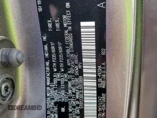 2020 Toyota Sienna XLE Auto Access Seat с VIN 5TDYZ3DC3LS053999, выставлен на аукционе Copart как лот 55379895 с пробегом 86 762 миль миль и Списание • Salvage title. История ставок и продаж доступна на DreamBid. Изображение 13.