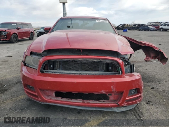2013 Ford Mustang V6 with VIN 1ZVBP8AM1D5220905, listed as a Copart auction lot 42244665 with 172,112 mi miles and Salvage Title. Bid and sale history available at carsss.com. Image 5.