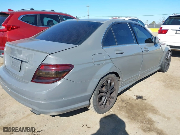2009 Mercedes-Benz C-Class 3.0L Sport with VIN WDDGF54X49F200932, listed as a IAAI auction lot 41670981 with 204,529 mi miles. Bid and sale history available at carsss.com. Image 4.