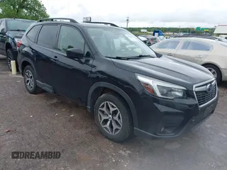 2021 Subaru Forester Premium with VIN JF2SKAJC7MH565601, listed as a IAAI auction lot 42202360 with 85,792 mi miles and . Bid and sale history available at DreamBid. Image 1.