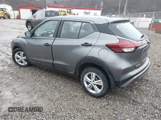 2023 Nissan Kicks S with VIN 3N1CP5BV7PL570740, listed as a IAAI auction lot 41663618 with 15,076 mi miles and . Bid and sale history available at carsss.com. Image 3.