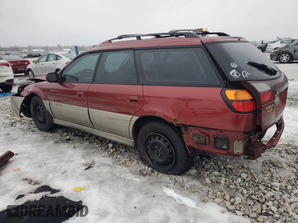 2002 Subaru Legacy Outback Limited with VIN 4S3BH686227643070, listed as a Copart auction lot 43704645 with Not provided miles and Clean title. Bid and sale history available at DreamBid. Image 2.