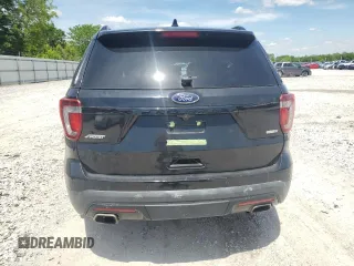 2017 Ford Explorer Sport z VIN 1FM5K8GTXHGB25729, wystawiony jako Copart lot #55808995 z przebiegiem 131 682 mil mil oraz Szkoda całkowita • Salvage title. Historia ofert i sprzedaży dostępna na DreamBid. Obrazek 6.