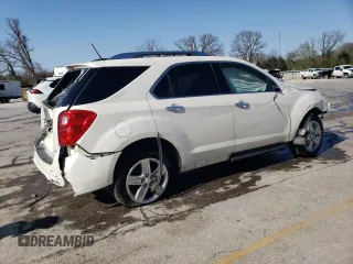2014 Chevrolet Equinox LTZ with VIN 1GNALDEK6EZ136480, listed as a Copart auction lot 51083495 with 128,111 mi miles and Salvage Title. Bid and sale history available at carsss.com. Image 3.