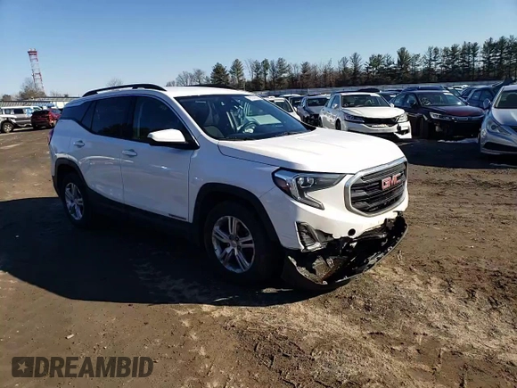 2020 GMC Terrain SLE z VIN 3GKALMEV7LL116217, wystawiony jako Copart lot #46143225 z przebiegiem 101 869 mil mil oraz Szkoda całkowita • Salvage title. Historia ofert i sprzedaży dostępna na DreamBid. Obrazek 11.