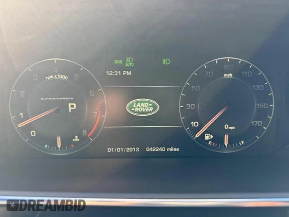 2016 Land Rover Range Rover Supercharged с VIN SALGS2EF6GA262345, выставлен на аукционе Copart как лот 69593394 с пробегом 42 240 миль миль и Списание • Salvage title. История ставок и продаж доступна на DreamBid. Изображение 9.