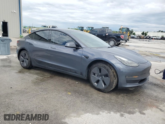 2023 Tesla Model 3 с VIN 5YJ3E1EA7PF449077, выставлен на аукционе Copart как лот 56821975 с пробегом 42 037 миль миль и Списание • Salvage title. История ставок и продаж доступна на DreamBid. Изображение 4.