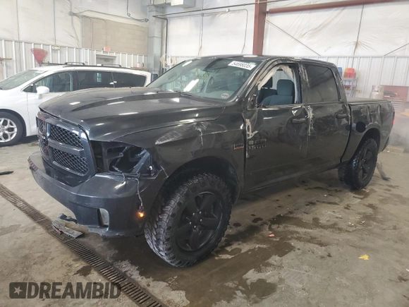2017 Ram 1500 Express with VIN 1C6RR7KT5HS591303, listed as a Copart auction lot 54698035 with 91,377 mi miles and Non repairable. Bid and sale history available at DreamBid. Image 1.