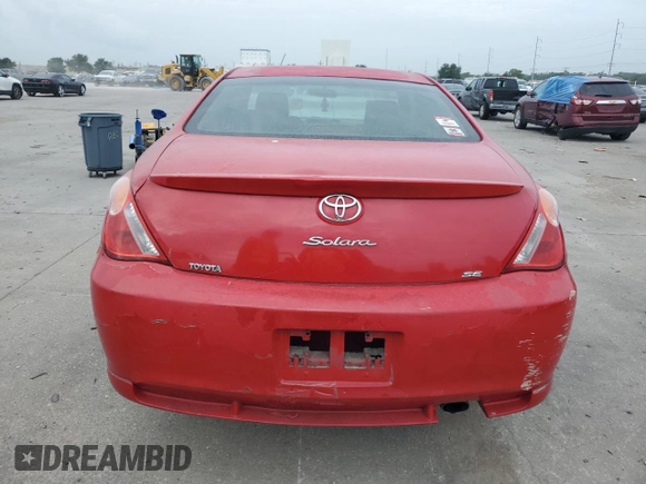 2004 Toyota Solara SE with VIN 4T1CE38P74U820006, listed as a Copart auction lot 62323085 with 224,057 mi miles and Salvage title. Bid and sale history available at DreamBid. Image 6.