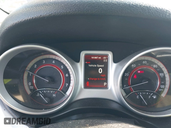 2016 Dodge Journey SXT with VIN 3C4PDDBGXGT179861, listed as a IAAI auction lot 42160578 with 161,887 mi miles. Bid and sale history available at carsss.com. Image 7.