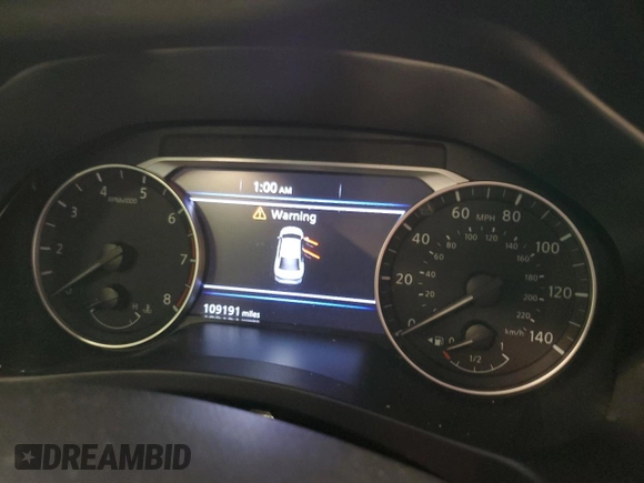 2019 Nissan Altima SR with VIN 1N4BL4CV0KC207218, listed as a Copart auction lot 49117405 with 109,191 mi miles and Salvage Title. Bid and sale history available at DreamBid. Image 9.