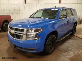 2018 Chevrolet Tahoe Commercial with VIN 1GNSKDECXJR316801, listed as a Copart auction lot 44436095 with 89,687 mi miles and Clean Title. Bid and sale history available at carsss.com. Image 1.