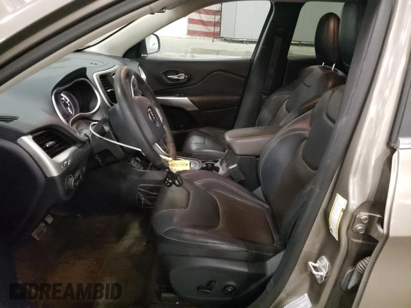 2017 Jeep Cherokee Limited with VIN 1C4PJLDS2HW662518, listed as a Copart auction lot 46896275 with 75,112 mi miles and Salvage title. Bid and sale history available at DreamBid. Image 7.