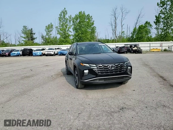 2023 Hyundai Tucson SEL z VIN 5NMJFCAE5PH167575, wystawiony jako Copart lot #58772945 z przebiegiem 16 733 mil mil oraz Szkoda całkowita • Salvage title. Historia ofert i sprzedaży dostępna na DreamBid. Obrazek 14.