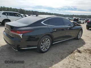 2019 Lexus LS with VIN JTHB51FF8K5008119, listed as a Copart auction lot 45424905 with 73,714 mi miles and Salvage Title. Bid and sale history available at carsss.com. Image 3.