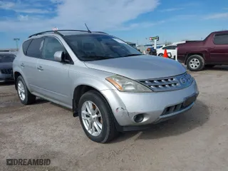 2006 Nissan Murano SL with VIN JN8AZ08W46W504676, listed as a IAAI auction lot 41620169 with 177,434 mi miles. Bid and sale history available at carsss.com. Image 1.