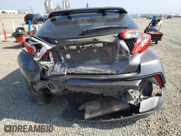 2018 Toyota C-HR XLE with VIN NMTKHMBX9JR011420, listed as a Copart auction lot 60361915 with 138,187 mi miles and Salvage title. Bid and sale history available at DreamBid. Image 6.