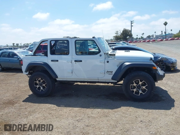 2018 Jeep Wrangler Unlimited Sport S z VIN 1C4HJXDG6JW210973, wystawiony jako IAAI lot #42154094 z przebiegiem 116 620 mil mil oraz . Historia ofert i sprzedaży dostępna na DreamBid. Obrazek 13.