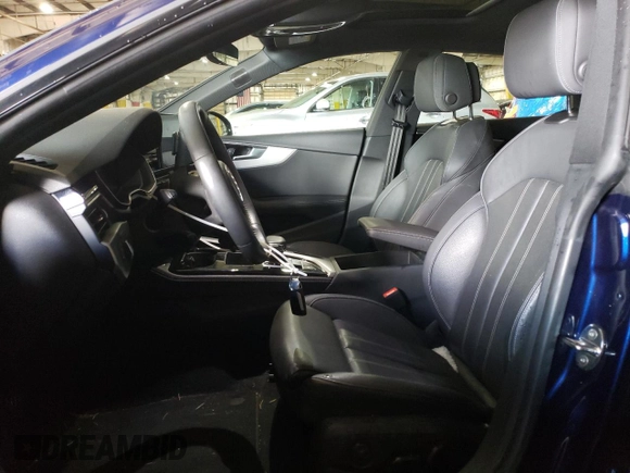 2020 Audi A5 Sportback Premium Plus with VIN WAUCNCF53LA003540, listed as a Copart auction lot 43480073 with 36,738 mi miles. Bid and sale history available at carsss.com. Image 7.