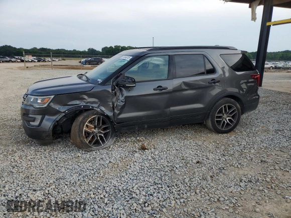 2017 Ford Explorer Sport with VIN 1FM5K8GT5HGD36420, listed as a Copart auction lot 57654015 with 122,804 mi miles and Salvage title. Bid and sale history available at DreamBid. Image 1.