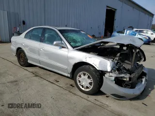 2002 Mitsubishi Galant ES with VIN 4A3AA46G62E163350, listed as a Copart auction lot 51076475 with 205,931 mi miles and Salvage Title. Bid and sale history available at carsss.com. Image 4.