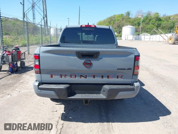 2024 Nissan Frontier SV with VIN 1N6ED1EK8RN668698, listed as a IAAI auction lot 42096224 with 5,295 mi miles and . Bid and sale history available at DreamBid. Image 16.